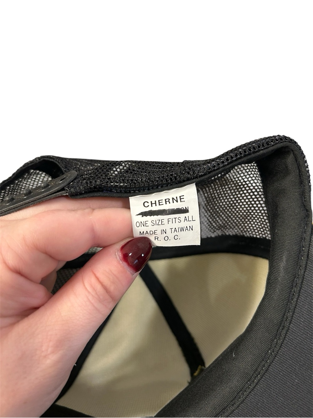 Vintage Cherne Snapback Trucker Hat - Picture 7 of 7